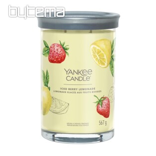 sviečka YANKEE CANDLE vôňa ICED BERRY LEMONADE TUMBER VEĽKÝ 2 knôty