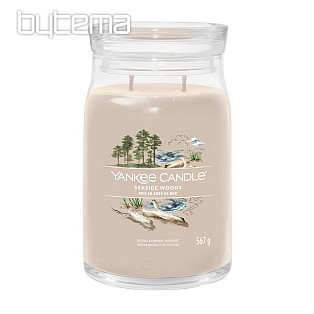 sviečka YANKEE CANDLE vôňa SEASIDE WOODS SKLO VEĽKÉ 2 knôty