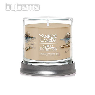 sviečka YANKEE CANDLE vôňa AMBER and SANDALWOOD TUMBER MALÝ