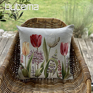 Gobelínový obliečka na vankúš TULIPÁNY JAR III