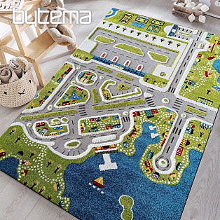 Detský kusový koberec Color Kids 01 CESTA MESŤOM