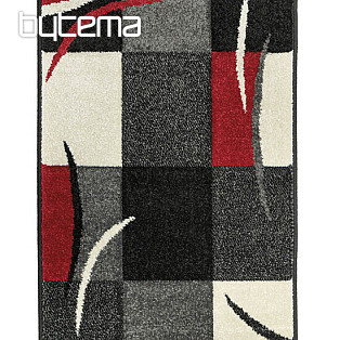Kusový koberec PORTLAND čierno biely