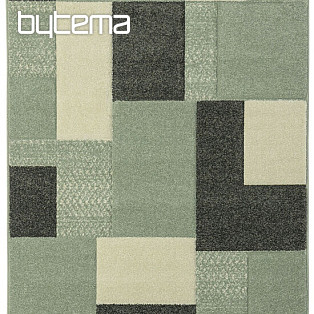 Kusový koberec PORTLAND zelenočierny