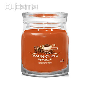 sviečka YC vôňa CINNAMON STICK SKLO STREDNÉ 2 knôty