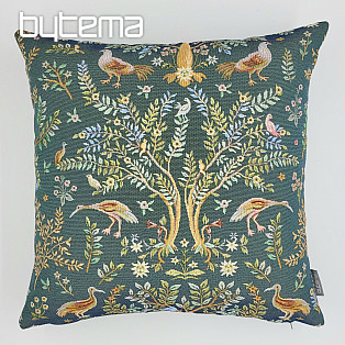 Gobelínový obliečka na vankúš WILLIAM MORRIS zelená - celoplošná