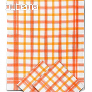 Utierky Bambusové STREDNÁ KOCKA ORANŽOVÁ