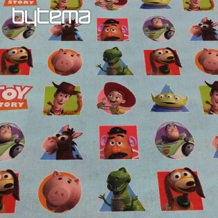 Bavlnená látka TOY STORY PATCH