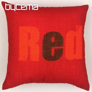 Dekoračná obliečka na vankúš COLORS RED