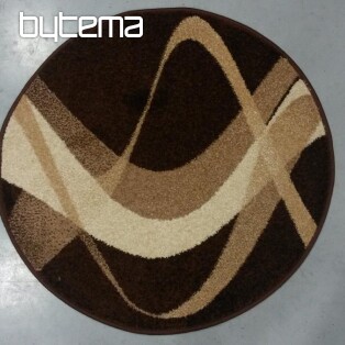 koberec kruh BROWN hnedý