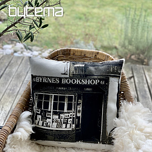 Gobelínový obliečka na vankúš BOOKSHOP