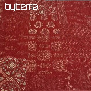 Luxusné vlnený koberec DJOBIE PATCH red