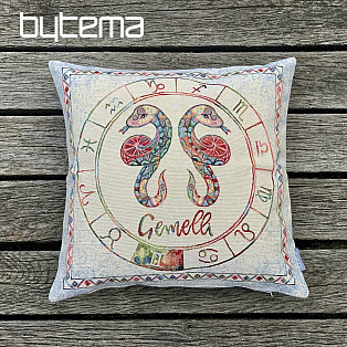 Gobelínová obliečka na vankúš ZVEROKRUH Blíženci