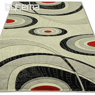 Kusový koberec FENIX 11 black/red