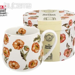 Porcelánový hrnček Wild poppies baculka