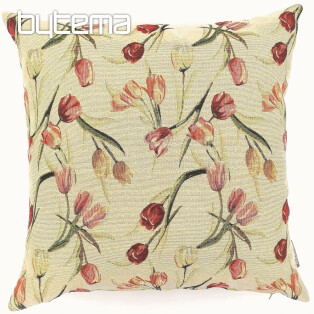 Gobelínový obliečka na vankúš TULIPÁNY