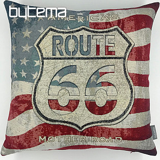 Gobelínová obliečka na vankúš ROUTE 66