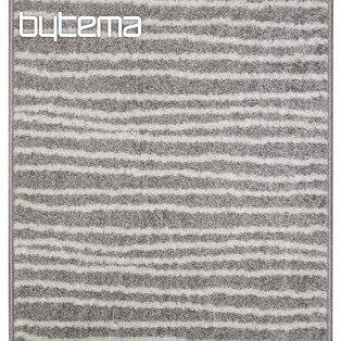 Kusový koberec LOTTO pruhy sivá / biela