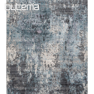 Moderný koberec MEDELLIN 400 strieborný/modrý
