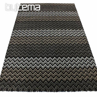 Moderný koberec ZIG ZAG brown