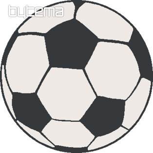 Detský okrúhly koberec PLAY futbalová lopta