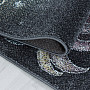 Luxusný detský kusový koberec FUNNY jednorožec sivý
