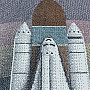 Luxusný detský kusový koberec FUNNY raketoplán