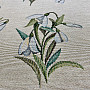 Gobelínový ubrus a šál SNOWDROPS
