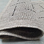 Koberec buklé FLOORLUX 20008 čiarky silver-black