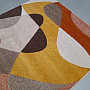 Moderný kusový koberec Achat 618 rust/cream