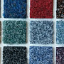 záťažový koberec vpichovaný RAMBO 30 modro-zeleno-oranžový