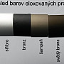 Prechodový profil STRIEBRO 30 mm, samolepiace-tŕň