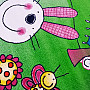 Detský koberec Růžový zajko