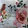Dekoračná obliečka Růža a vtáčik