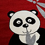 Detský koberec PANDA červená