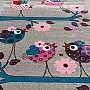 Detský koberec BELLA VTÁČIKY sivý