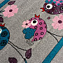 Detský koberec BELLA VTÁČIKY sivý