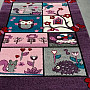 Detský koberec ZVIERATKÁ lila