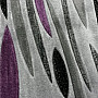 Kusový koberec FANTASY sivý fialový