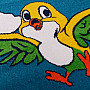 Detský kusový koberec PLAY Papagáj