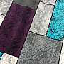 Kusový koberec AMAZON 1 sivý fialový