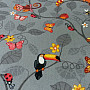 Detský koberec HAPPY TREE sivý 90