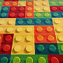 Detský kusový koberec LEGO hra