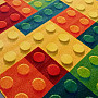 Detský kusový koberec LEGO hra