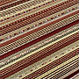 Moderný exkluzívny koberec ETNO NOBLES pruh červený