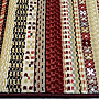 Moderný exkluzívny koberec ETNO NOBLES pruh červený