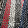 Moderný koberec ZIG ZAG red