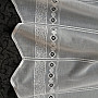 Vyšívaná záclona V13040 biela