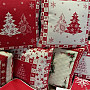 Vianočný dekoračný povlak VIANOČNÝ STROMOK II RED