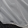 Vyšívaná luxusná záclona bílá - sivá/béž GERSTER  556/0810