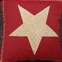 Gobelínový obliečka na vankúš RED STAR 1